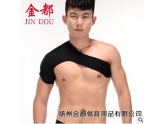篮球护肩 保暖运动可调节压纹单肩 防护单肩拉伤加厚保暖图2