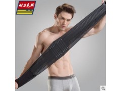 运动护腰带腰椎盘突出双层加压护腰透气 加宽健身收腹支撑条护腰图2