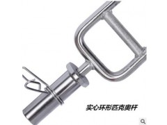 直销家用男士健身器材厂实心杠铃杆环形杆目型杆二头肌三头肌拉臂图3