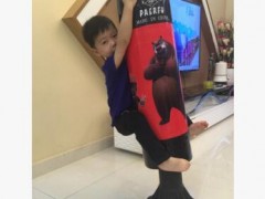儿童沙袋拳击沙袋实心沙袋沙包不倒翁沙袋立式沙袋博击散打沙包图1