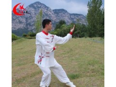 华鑫棉麻太极服男女夏季中国风梅花太极拳服装武术服练功服图3