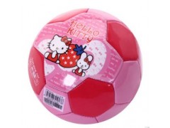 Hello Kitty 可爱3号儿童足球 3#卡通PVC车缝足球 玩具训练球图2