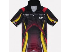 蝴蝶乒乓球服装 男女款乒乓球服套装 比赛运动服球服团购印号图2