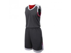 球衣定制印logo男士运动篮球服套装图2