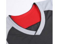 球衣定制印logo男士运动篮球服套装图3