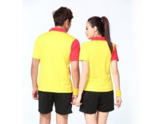 L1816 夏装运动服定制 男女球衣定做 网球短裤男 羽毛球服套装图2