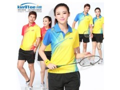L1816 夏装运动服定制 男女球衣定做 网球短裤男 羽毛球服套装图3