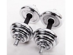 男士健身房哑铃10Kg15Kg20kg40kg纯铁电镀哑铃可调节哑铃可变杠铃图2