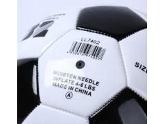 热销校园黑白足球发泡PVC中小学生体育训练用球足球批发定制logo图3