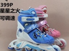 雄风xf 399P儿童溜冰鞋 伸缩轮滑鞋 初学旱冰鞋 可调大小 可调速图2