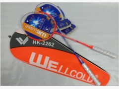 人气王韦尔克2262羽毛球拍 全连体铝合金/中小学生羽拍图2
