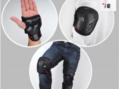 成人溜冰鞋护具 牛头护具6件套装 轮滑鞋护手护膝护肘滑冰手套图2