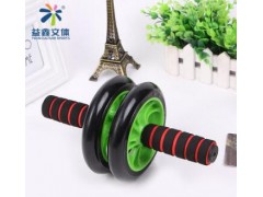 腹部健身器材 健腹轮乳胶双轮 静音运动腹肌轮 收腰健腹 巨轮图2