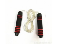 健身精钢轴承跳绳 体育用品 钢丝跳绳图2