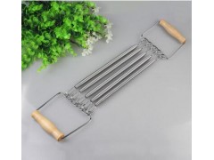 健身器材厂家批发供应木柄弹簧拉力器图3