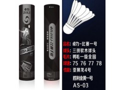 羽毛球批发厂家招代理卓力一号鹚鸪鸭全员大方亚3 胜利比赛3标准图2