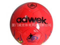 爱迪威克5号贴合足球 WKS-607红色足球球迷用品纪念品图3