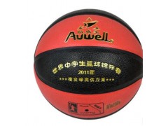 6号彩色pu篮球AW-8017 欧威尔球类比赛体育用品图2