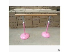 ABS舞蹈把杆移动式落地式升降舞蹈把杆舞蹈房粉色白色把杆图2