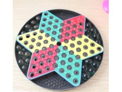 二元店货源小号跳棋溜溜球棋飞行棋塑料休闲六角玻璃棋厂家批发图3