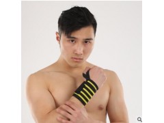 健身绷带护腕高弹力缠绕加压带运动护手腕装备扭伤助力带图3