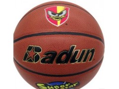 工厂直销带正规条码的Badun品牌7号8片训练比赛PU贴皮篮球图3