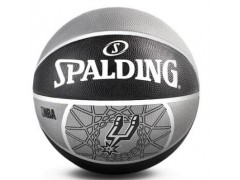 斯伯丁/Spalding 7号橡胶篮球 NBA马刺队徽篮球 83-163Y图1