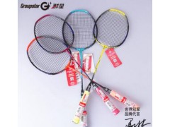 群星GS9505单支羽毛球拍碳纤维业余初中羽拍全碳素模压一体羽拍图2