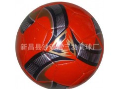 厂家直销旋风5号机缝发泡超亮PVC足球 可做红白蓝黄四色图2