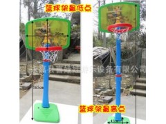 室内外投篮玩具儿童篮球架 可升降 幼儿塑料篮球架 中型篮球架图2