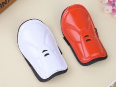 足球护腿板 多色插板式 eva粘贴彩色足球训练护胫护腿板图2