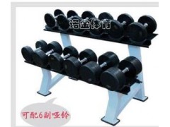 商用哑铃支架 双层哑铃架 六对式哑铃架图3