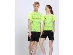 新款情侣装运动服 透气速干 圆领羽毛球服套装图2