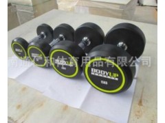 厂家直销 圆头包胶哑铃 专业生产电镀 喷漆烤漆包胶哑铃体育用品图3