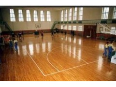 供应体育馆室内木地板篮球场场地，木地板羽毛球场地图3