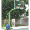 供应国际标准比赛户外箱式移动钢化玻璃篮球架