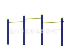 供应 健身路径器材 AT-4050 三联高低单杠 三位单杠 三连单杠图2