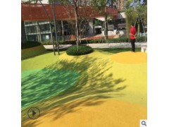 施工学校幼儿园EPDM橡胶地垫，小区幼儿园现浇安全地垫图2