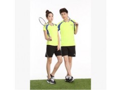 男女圆领羽毛球服装运动上衣夏季速干T恤短袖5038比赛服印字印号图2