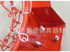 加强扣篮型篮球圈（5.2千克）标准尺寸12挂钩篮球架3孔篮筐图2