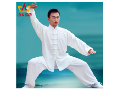 春秋款女太极服棉加丝太极拳服装运动户外武术练功服男款厂家批发图2