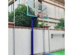 厂家直销室外篮球架165圆管 中小学地理式圆管篮球架小区广场健身图3