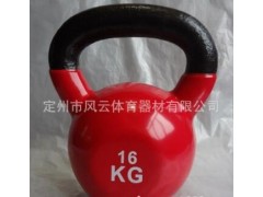 厂家直销铸铁壺鈴 武术比赛 半浸塑壶铃浸塑壶铃竞技壶铃健身器材图2
