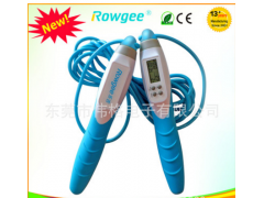 新款轴承跳绳，女士健身产品，清新蓝培林跳绳图3