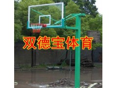 供应户外休闲篮球架 高级比赛移动篮球架 厂家批发插地篮球架图3