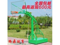 户外篮球架 标准篮球架 移动篮球架 室内外成人凹箱篮球架批发图2