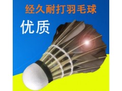 跃勇鹅毛羽毛球厂家批发家庭学生体育用品运动健身器材12只装球图2