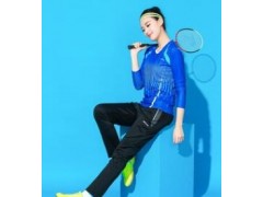 美极酷乒乓球衣网球裙裤装长袖款大码羽毛球服女套装裤速干衣图2