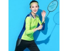 美极酷乒乓球衣网球裙裤装长袖款大码羽毛球服女套装裤速干衣图3