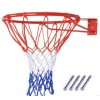 杰之 少年强 室外户外标准篮球筐 挂式成人篮球板篮圈 配涤纶网